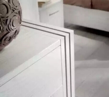 Comò moderno, set di 2 pezzi. Stile moderno comò specchio mobili italiani.