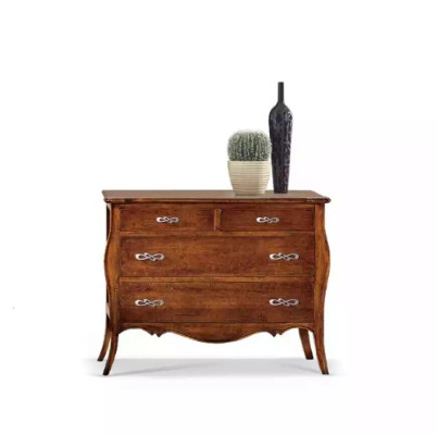 Mobili di design italiani, cassettiera, armadio marrone, mobili di lusso in legno nuovi.