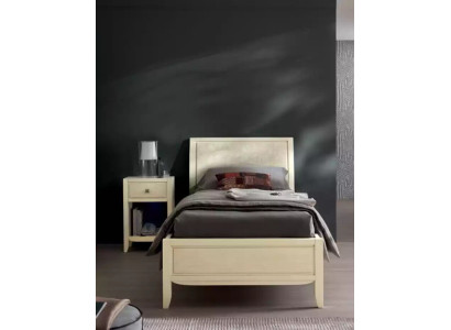 Set da camera da letto di lusso Comodino Letto 2 pezzi Set completo Design Arredamento Nuovo