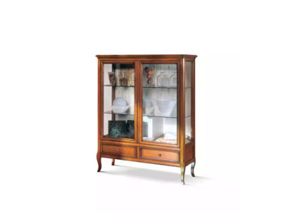 Vetrina in legno Vetrine in vetro Armadio Mobili in legno massello Credenza Soggiorno