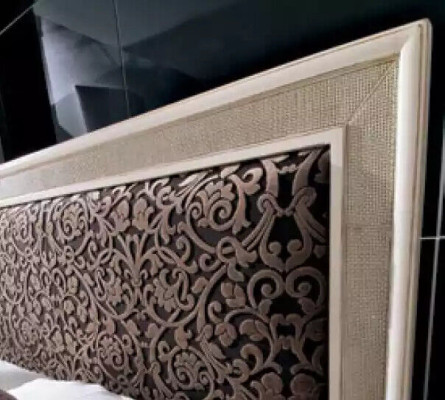 Letto 2x comodini 5 pz. Mobili italiani Camera da letto Comò legno