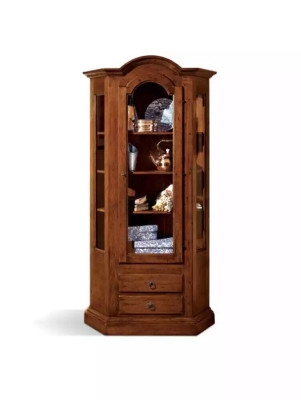 Armadi Vetrina Mobili Legno Lusso Vetro Armadio Legno Scaffale Soggiorno