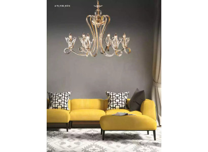 Lussuoso lampadario a cristalli Lampada a sospensione Lampadario Lampada da soffitto