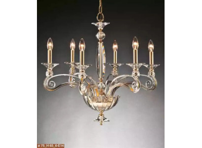 Cristallo lampadario 6x lampade lampadario lampada lampadario