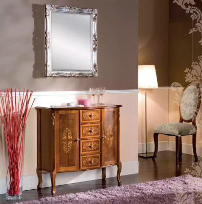 Classico Mobile da soggiorno di lusso marrone, nuovo mobile console.