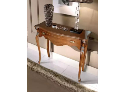 Marrone lussuoso tavolino consolle con cassetto mobili in legno design camera da letto nuovo