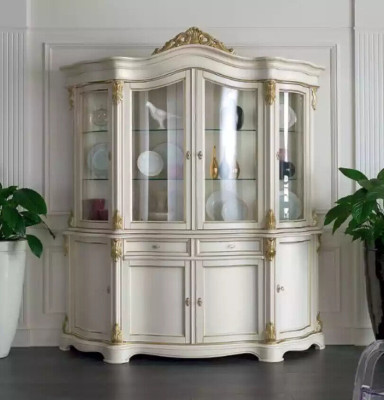 Vetrina Mobile di lusso italiano Vetrina Anfora Armadio Design in vetro