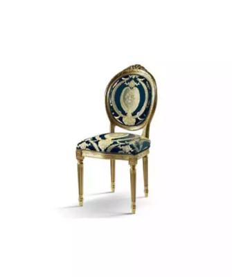 Sedia Oro Sala da Pranzo Moderna Sedie in Legno Design Elegante Nuove