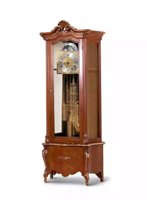 Mobile porta TV classico di lusso 2x Vetrina Mobili da soggiorno Parete soggiorno in legno