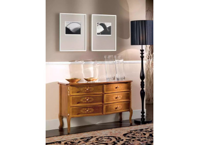 Lussuoso esclusivo design di legno marrone cassettiera classica mobili nuovi