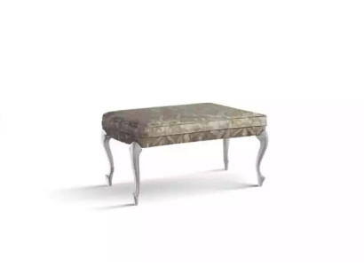 Design sgabello banco Pouf di lusso Mobili sgabello imbottito Sgabello da seduta Grigio Nuovo