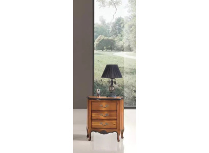 Comodino con 3 cassetti mobile in legno design mobili italiani nuovi
