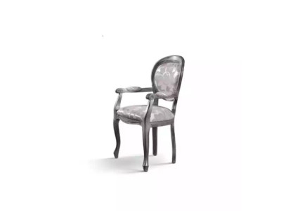 Sedia da sala da pranzo Sedie sala da pranzo di lusso Posti a sedere in legno tessuto argento Sedia da pranzo Sedie da sala da pranzo di lusso Posti a sedere in legno tessuto argento