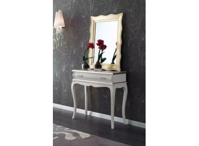 Tavolo consolle da designer bianco Tavolo classico in legno Mobili da camera da letto