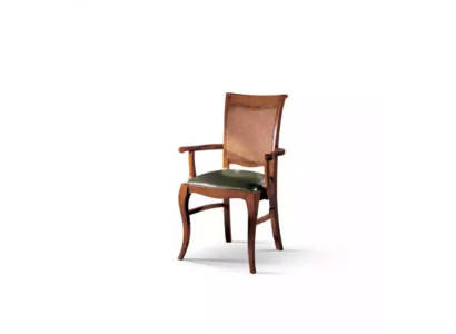 Sedia da pranzo di lusso in legno con schienale in legno, sedia classica da designer.