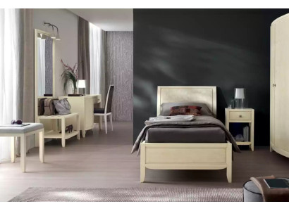 Specchio da terra Design Specchio Camera da letto italiana in legno da terra parete