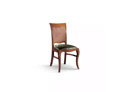 Sedia classica per sala da pranzo imbottita di lusso design sedile nuovo
