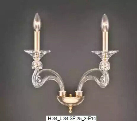 Lampada da parete Design Lampada da parete di lusso con cristalli a pendente, nuova