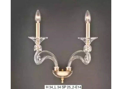 Lampada da parete Design Lampada da parete di lusso con cristalli a pendente, nuova