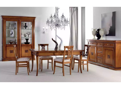 Sedia da pranzo sedia poltrona sedie in legno design Art Deco sedile nuovo.