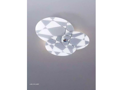 Lampadario stile moderno plafone bel lampada nuova lussuosa grigia