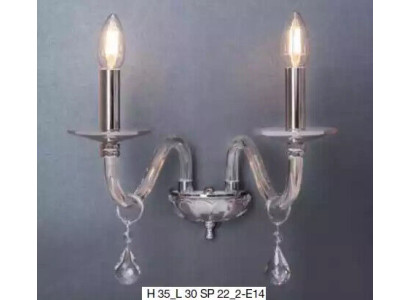 Illuminazione classica da parete in stile antico, lampadario a sospensione, applique da parete