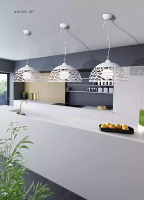 Lampadario a soffitto bianco in cristallo illuminazione lampadario sala da pranzo