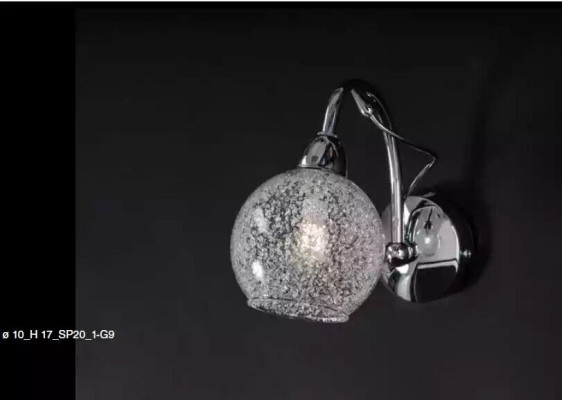 Lustro a parete in argento Lampadario classico Lampada a sospensione di lusso Lampada da designer
