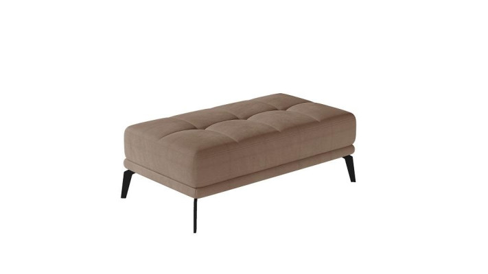 Salotto Pouf Sgabello xxl Club Ottomana Pouf in Pelle Tessuto Ottomano Design Nuovo