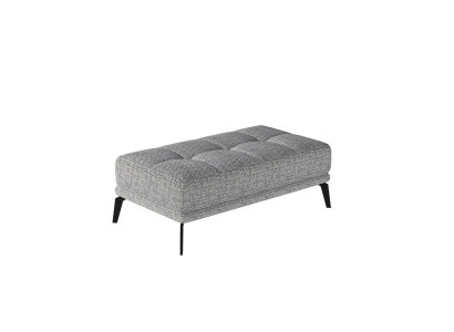 Salotto poggiapiedi sgabello xxl club pouf pufa in pelle tessuto designer nuovo