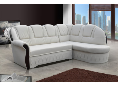 Divano composizione salotto angolare design moderno in tessuto a forma di L nuovi