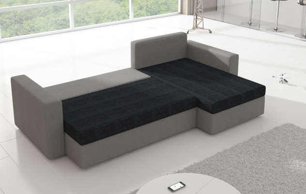Design divano angolare divano letto funzione letto divano pelle imbottita tessuto divani Nuovo 502