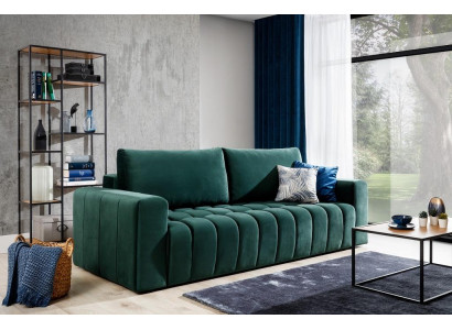 Classico divano a tre posti imbottito in tessuto divano a tre posti in stoffa nuovo.