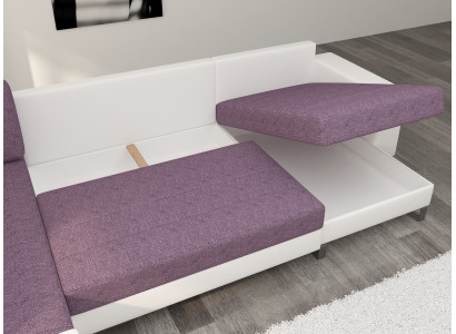 Soggiorno a forma di U, divano angolare moderno per il salotto, divano ad angolo.