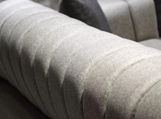 Moderno set di divani tre posti poltrona set di divani di lusso in tessuto.