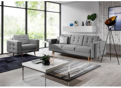 Sofà set 3+1 posti Cuscini per sedili in pelle Set di divani Divani Divani imbottiti Sofà