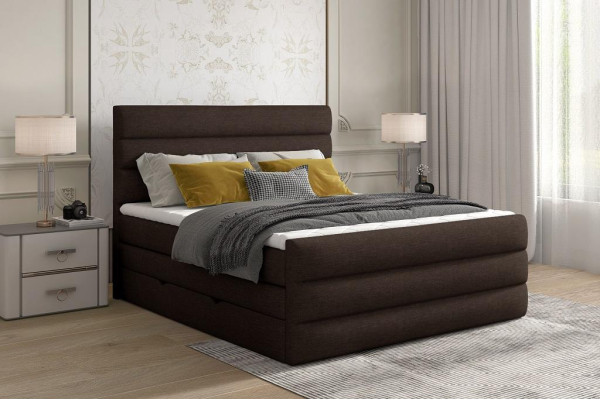 Letto boxspring di lusso, letti di design, arredamento per hotel, letto matrimoniale 140/160/180x200