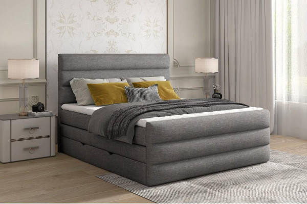 Letto boxspring di lusso, letti di design, arredamento per hotel, letto matrimoniale 140/160/180x200
