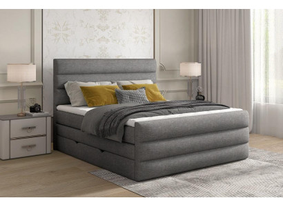 Letto boxspring di lusso, letti di design, arredamento per hotel, letto matrimoniale 140/160/180x200
