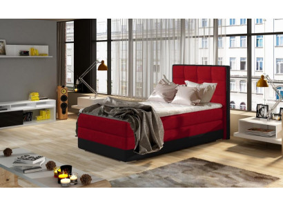 Letto imbottito design di lusso Hotel Letti 90x200 cm Camera da letto Boxspring Singolo