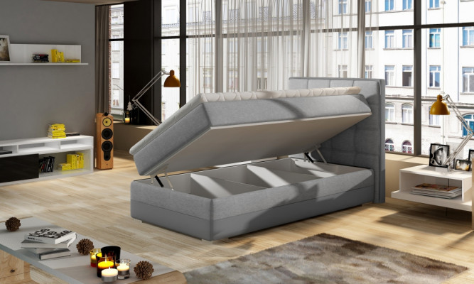 Lussuoso letto imbottito di design, letto, letti, letto di design NUOVO 90x200cm