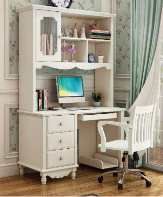 Casa di campagna Scrivania Sedia Tavolo da ufficio Tavolo PC Scrivanie 2 pezzi. Tavoli Nuovi