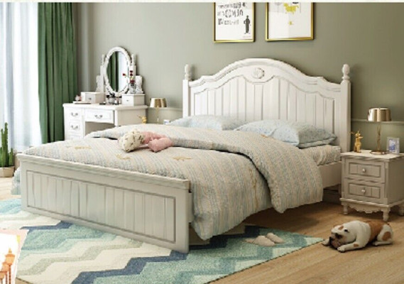Set letto camera da letto 2x comodino letti matrimoniali set completo mobili in legno 3 pezzi.