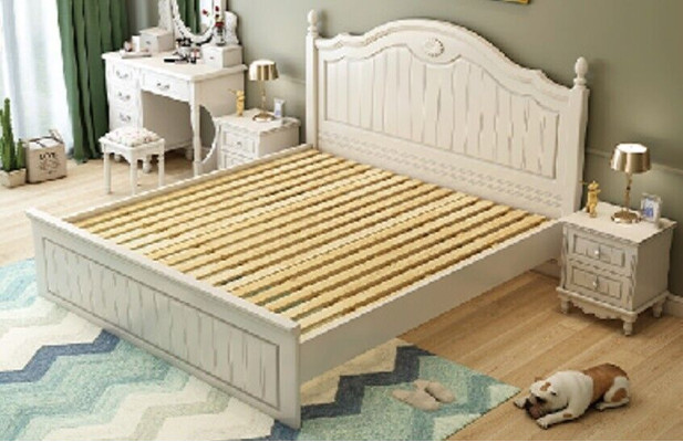 Set letto camera da letto 2x comodino letti matrimoniali set completo mobili in legno 3 pezzi.