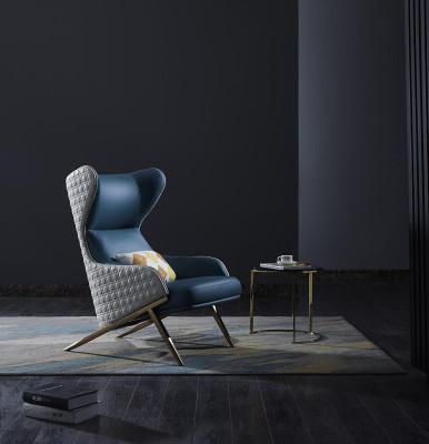 Mobili di design di lusso Sedia di design moderno 74*90 cm in pelle Soggiorno