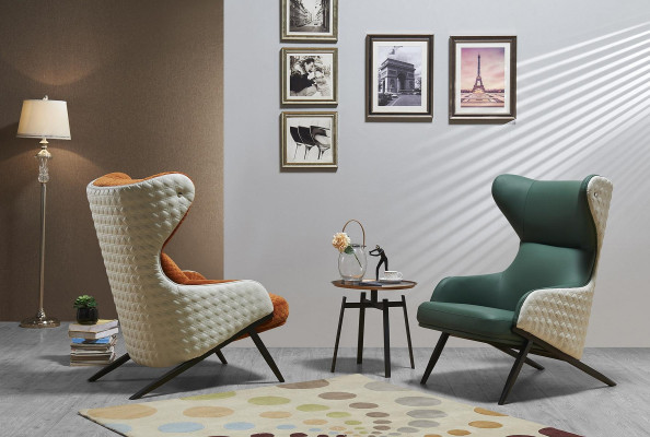 Soggiorno poltrona divano divano lounge club hotel di lusso moderno