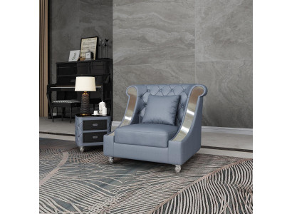 Chesterfield poltrona divano TV 1 posto in pelle divani imbottiti in vera pelle