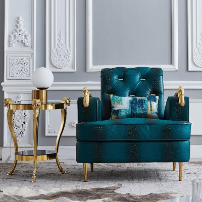 Sedia Design Bat easy relax Club Lounge singolo imbottito tessuto pelle