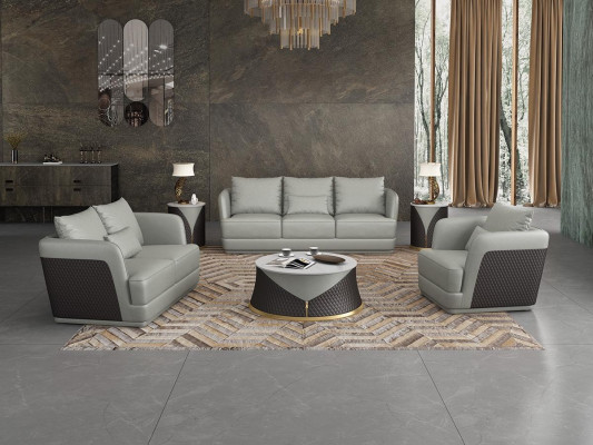 Divano 3 posti Divano a tre posti Design Divano Divano in pelle Moderno Divano Sofà