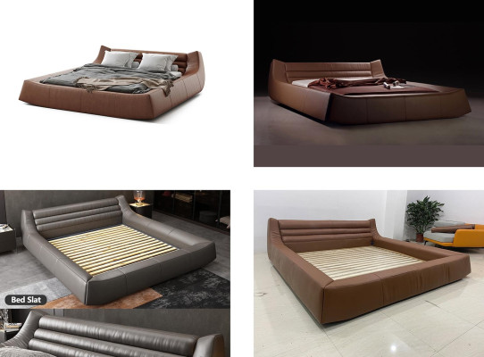 Designer Letto Letti Matrimoniali Hotel Moderno Letto Matiera Doppio